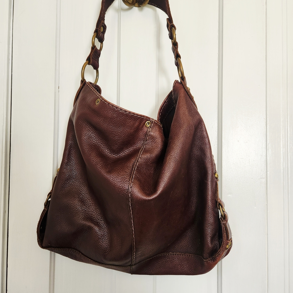 Lucky Brand Leather Hobo Bag
